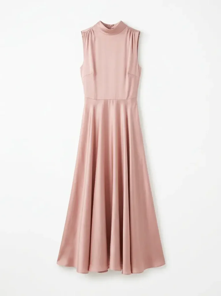 Seidenkleid Midi