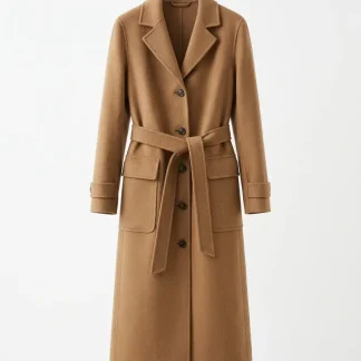Wollmantel Camel