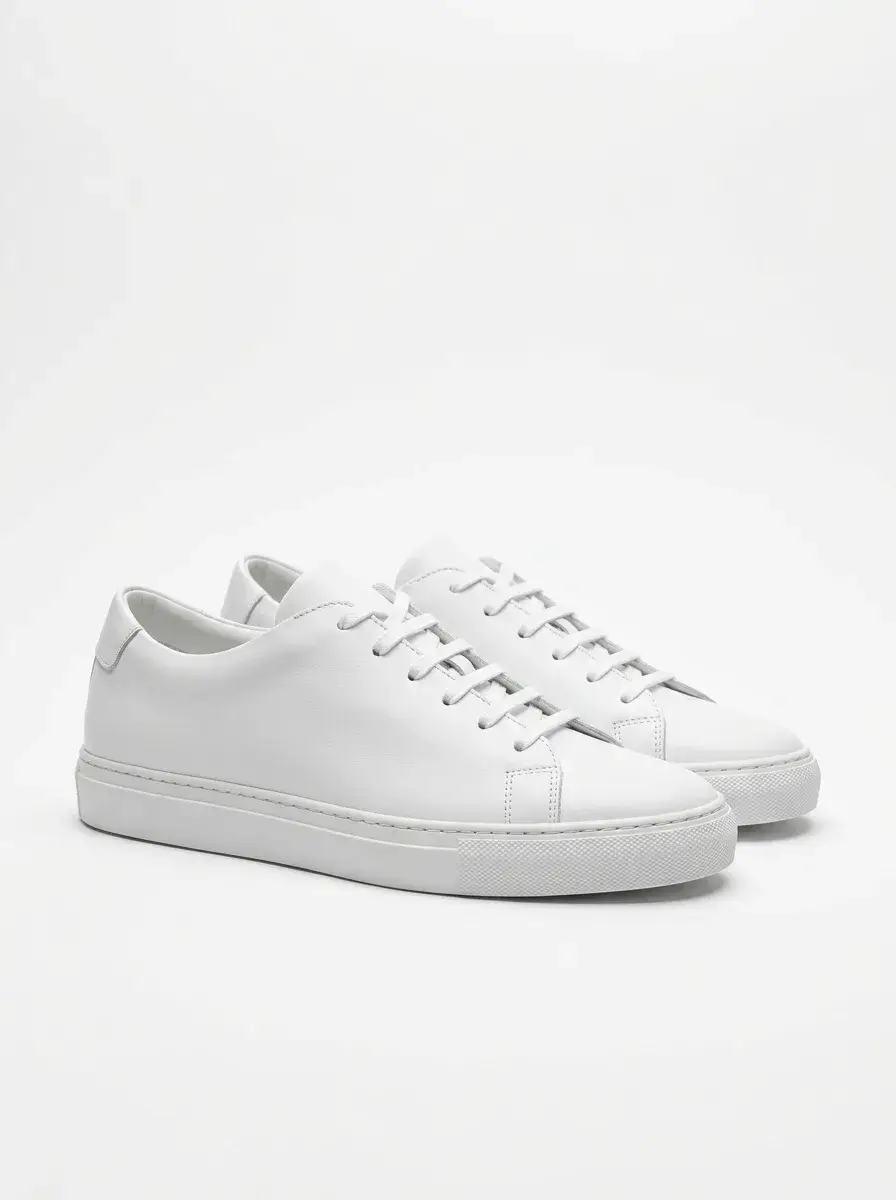 Leather Sneaker White