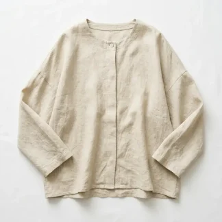 Oversized Linen Blouse